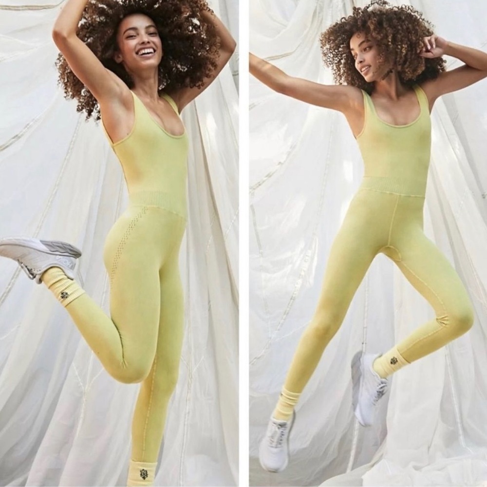 FP Movement Good Karma Onesie Yellow Green